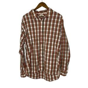 BKE Multicolored Checked Rodeo Western Plaid Long Sleeve Size XL Men's